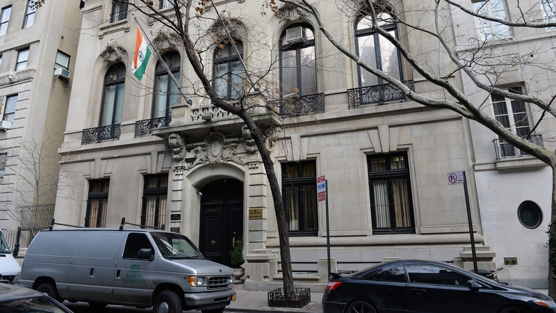 The Consulate General of India building in New York where Devyani Khobragade was employed