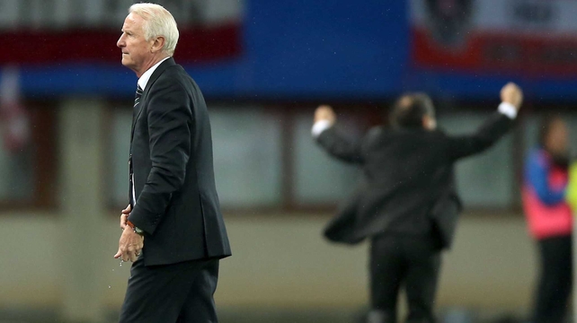 A late goal for Austria saw Giovanni Trapattoni's reign as Ireland boss come to an end
