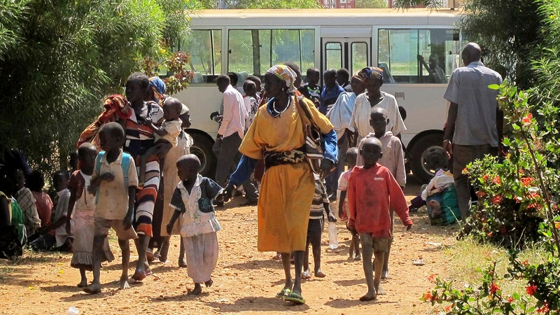 Hundreds of civilians have fled to the UN compound