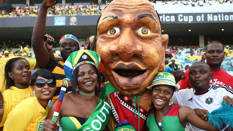 South Africa and Angola fans get ready for the Africa Cup of Nations in January