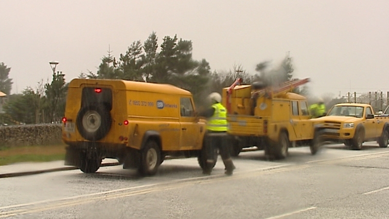 ESB crews are working to restore power