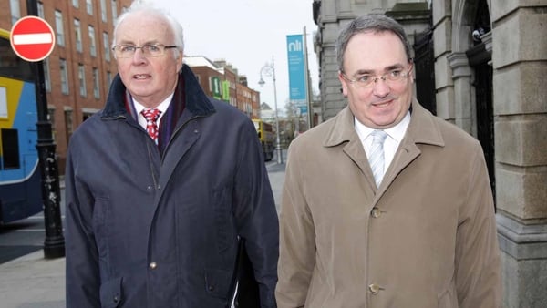 Frank Daly and Brendan McDonagh addressed allegations made against NAMA in recent days (Pic: Laura Hutton/Photocall)