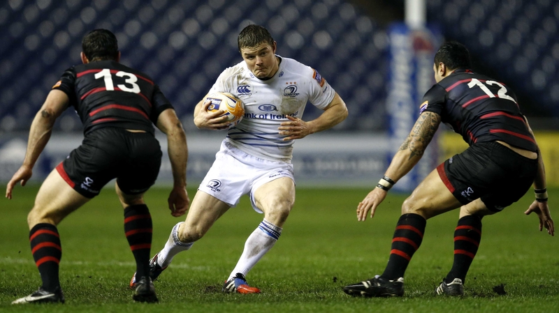 Brian O'Driscoll takes on Ben Atiga and Nick de Luca