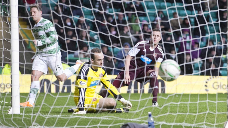 Kris Commons scored the opener for Celtic in the 63rd minute