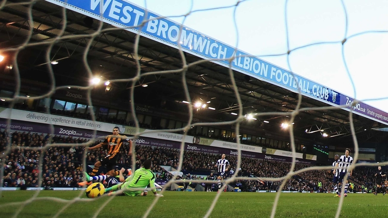 Jake Livermore was on target for Hull against West Brom