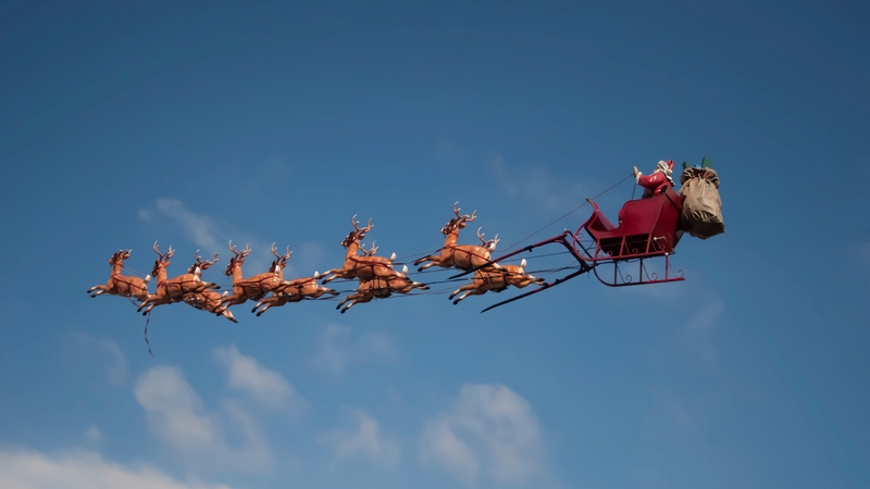 Santa Claus will be hoping the weather improves ahead of his visit