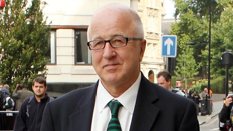 Denis MacShane said 'Cheers' as the sentence was delivered