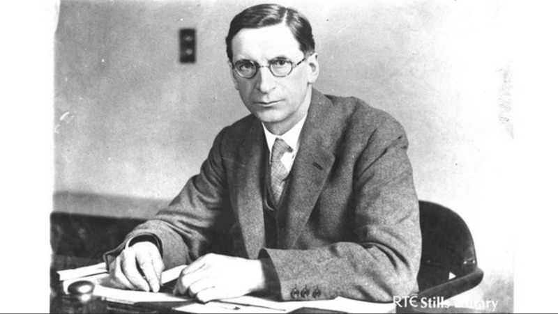 President Éamon de Valera spoke about the bonds of kinship between Ireland and America (Pic: RTÉ Stills Library)