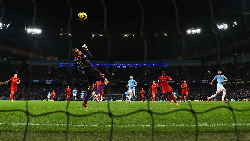 Simon Mignolet fails to deal with Alvaro Negredo's winner for City