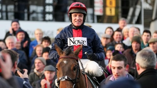 Barry Geraghty and Bobs Worth after victory in the Lexus Chase