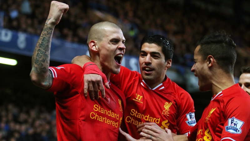 Martin Skrtel was on the mark early on for Liverpool against Chelsea