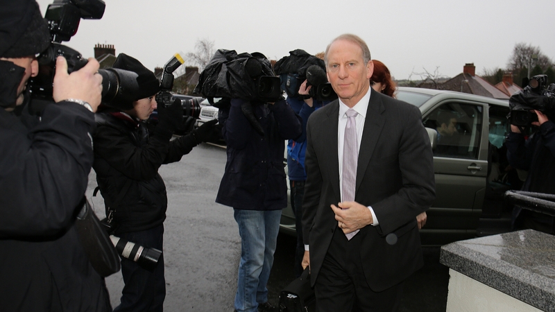 Dr Richard Haass arrives at the Stormont Hotel in Belfast for final negotiations