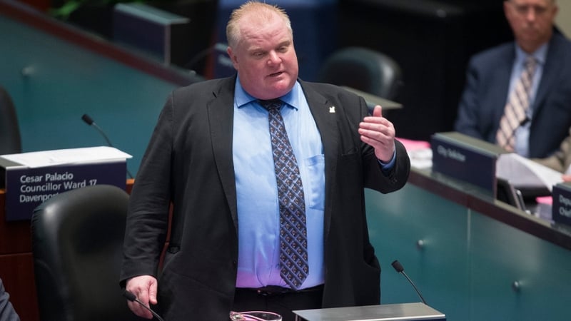 Rob Ford said he was the best mayor Toronto has ever had
