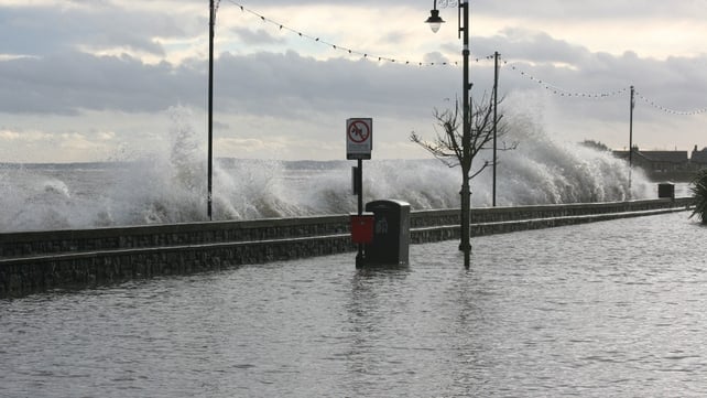Blackrock, Co Louth fared badly in the stormy conditions (Pic: @gavmcd)