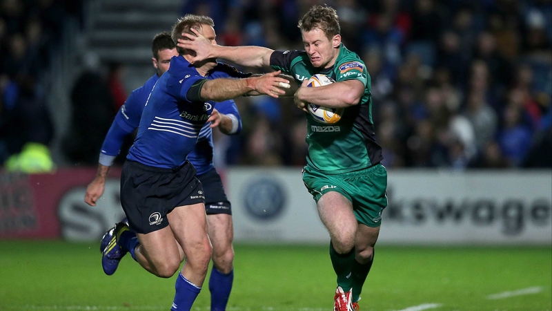 Matt Healy goes past Luke Fitzgerald during the clash in November