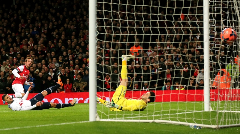 Santi Carzola put Arsenal in front