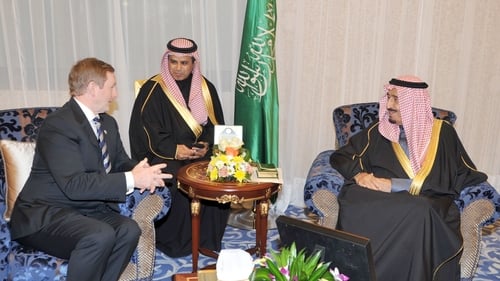 Mr Kenny met Crown Prince Salman in Saudi Arabia yesterday