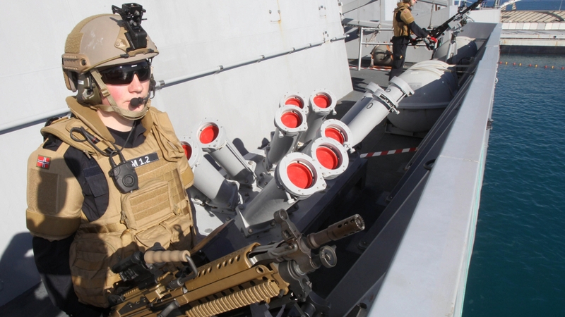 Norwegian marines were tasked with assisting in the transport of chemical agents from Syria