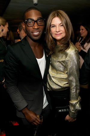 Tinie Tempah and Natalie Massenet