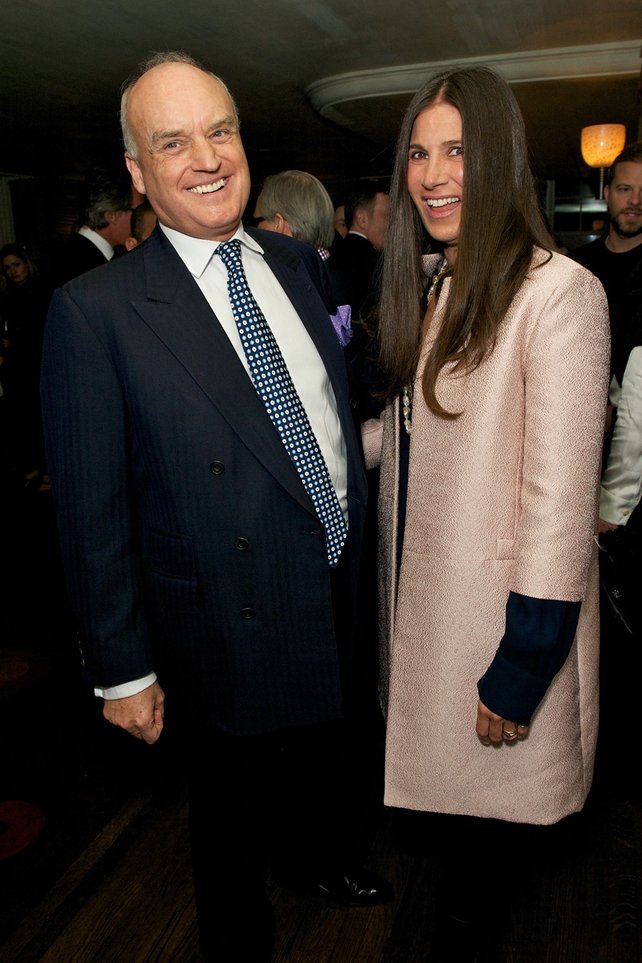 Nicholas Coleridge and Elizabeth Saltzman