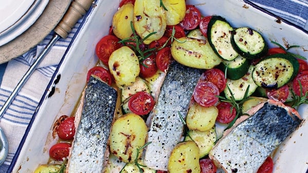 Salmon Tray Bake