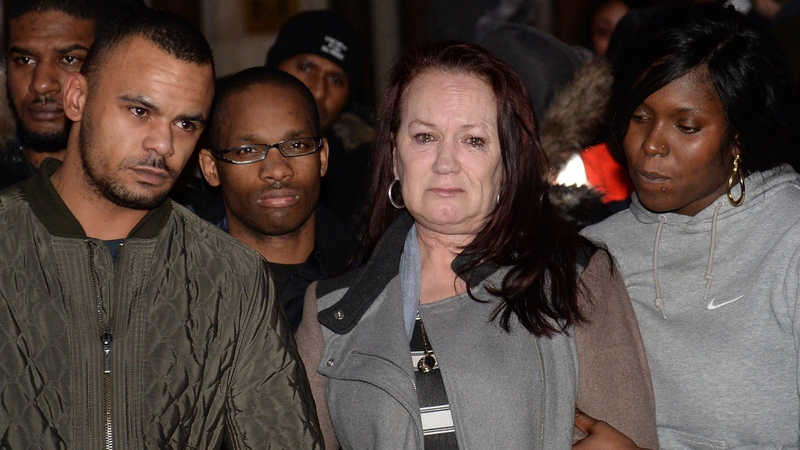 Marlon and Pam Duggan (left and centre) were angered by the verdict