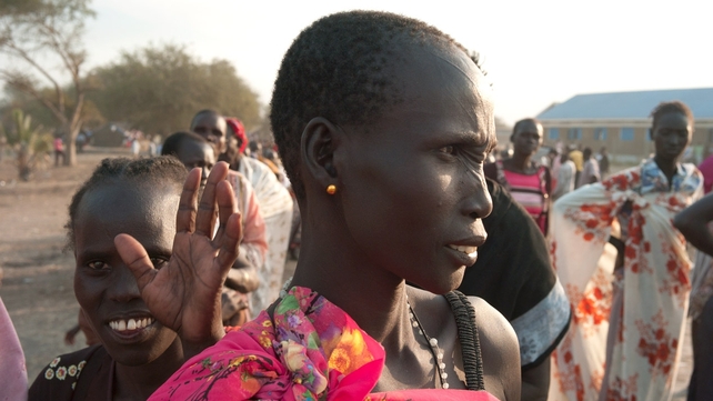 Mostly women and children, they carry the few belongings they managed to salvage before fleeing (Pic: MSF/Jacob Simkin)