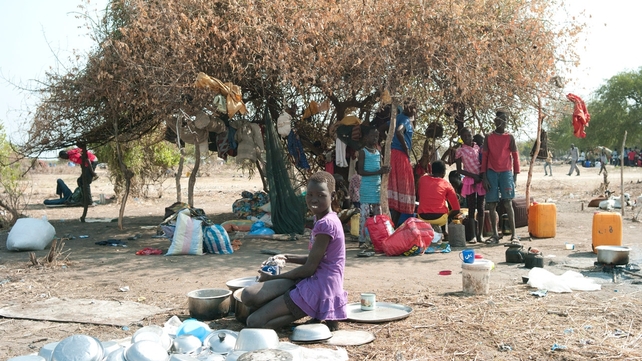Overcrowding, water shortages and the absence of latrines increase the risk of disease outbreaks. Community health workers are trained to recognise the symptoms and refer people to the clinic (Pic: MSF/Jacob Simkin)