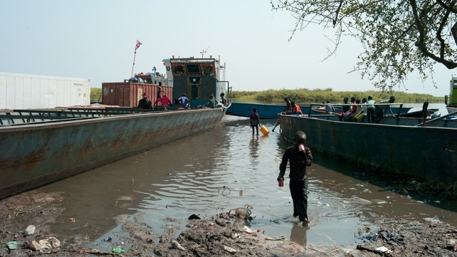 Every day, boat after boat arrives at Awerial, on the west bank of the Nile (Pic: MSF/Jacob Simkin)