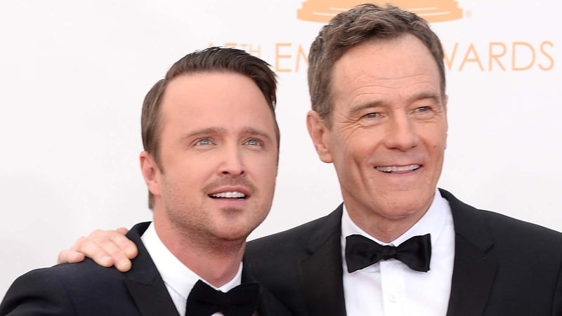 Aaron Paul and Bryan Cranston