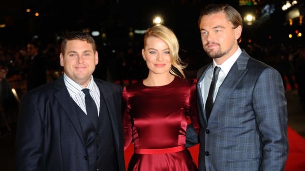 Jonah Hill, Margot Robbie, Leonardo DiCaprio