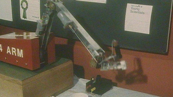 Robotic Arm at Aer Lingus Young Scientist Exhibition (1983)