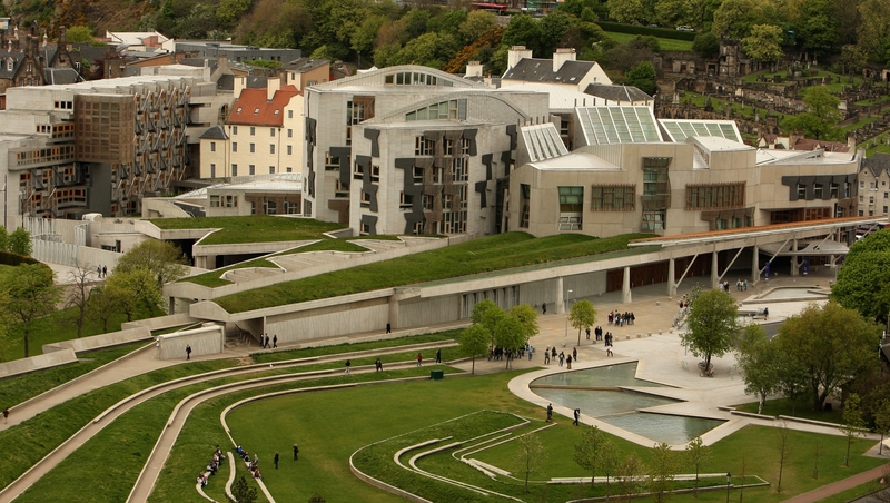 Mivan was involved in outfitting the Scottish Parliament at Holyrood