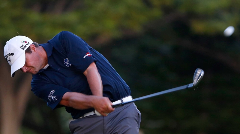 Stuard's round was highlighted by an eagle on the par-five ninth