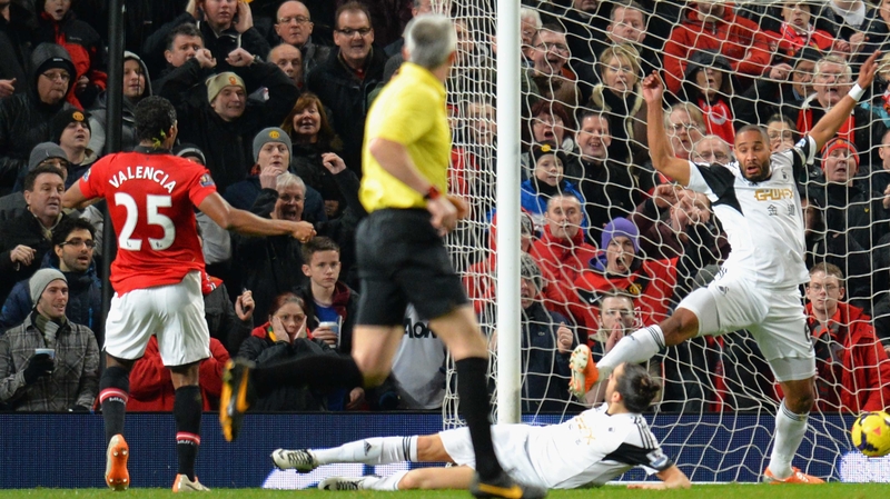 Antonio Valencia opened the scoring for Manchester United