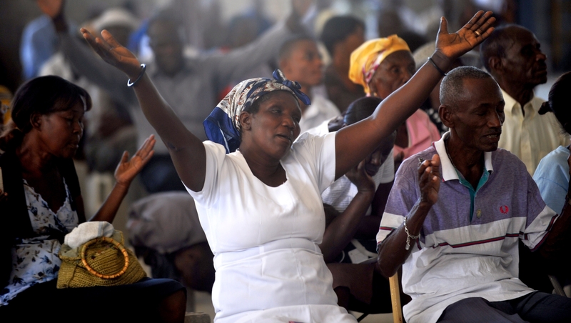 Commemorative services were held throughout Haiti's capital of Port-au-Prince