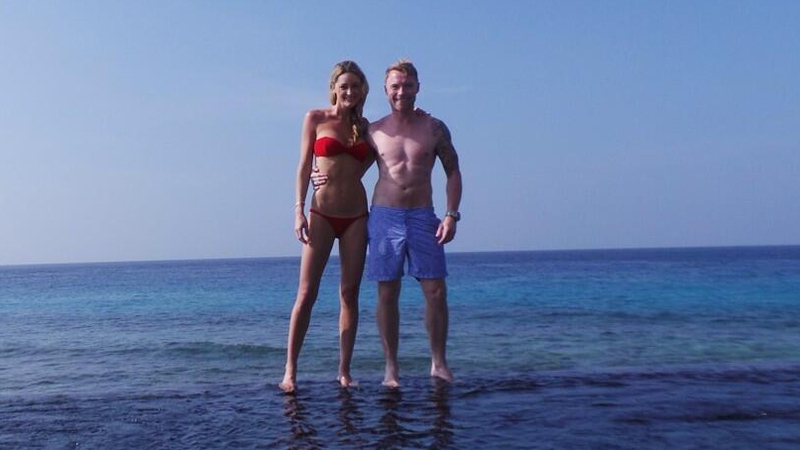Ronan Keating and Storm Uechtritz