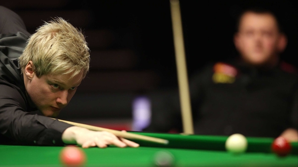 Neil Robertson had to dig deep to overcome Yu Delu