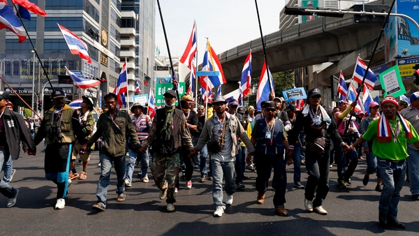 Fewer protesters have been taking to the streets