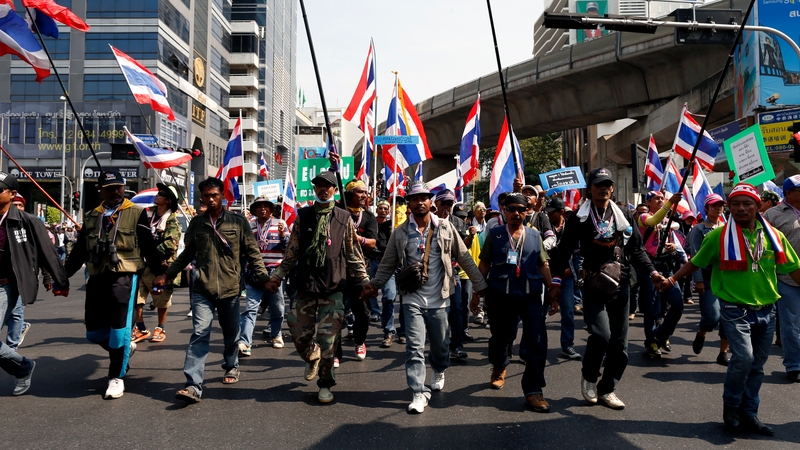 Fewer protesters have been taking to the streets