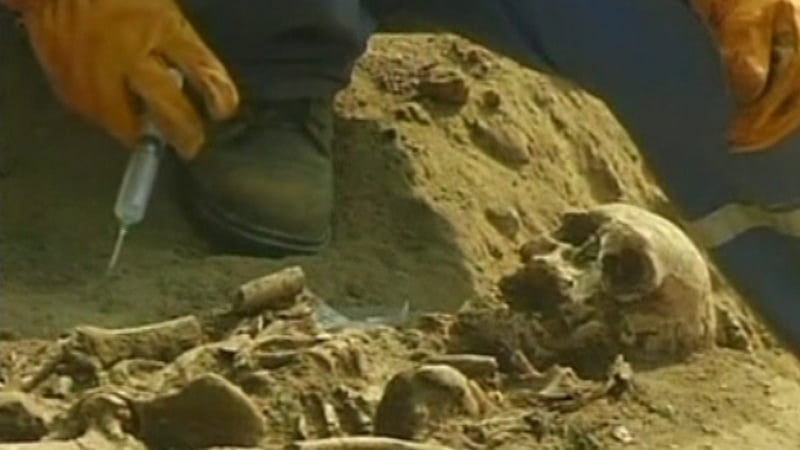 The tombs are believed to be up to 1,000 years old