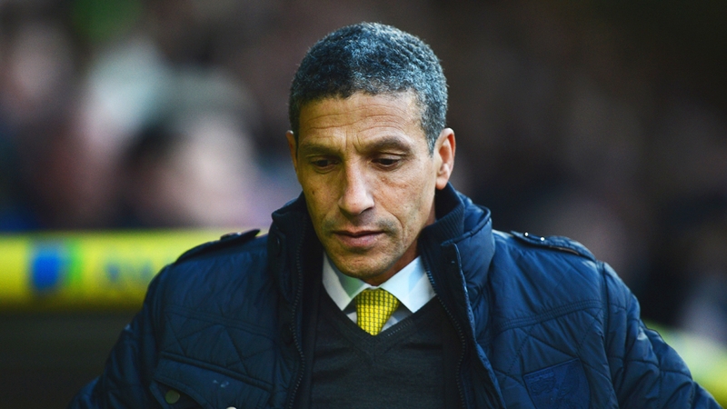Norwich CEO David McNally has warned Chris Hughton that the club won't hesitate to sack him if results go against them