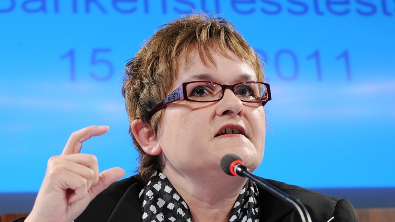 European Parliament voted 443 to 47 in favour of appointment of Sabine Lautenschlaeger to ECB