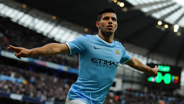 Sergio Aguero has extended his stay with City until 2019