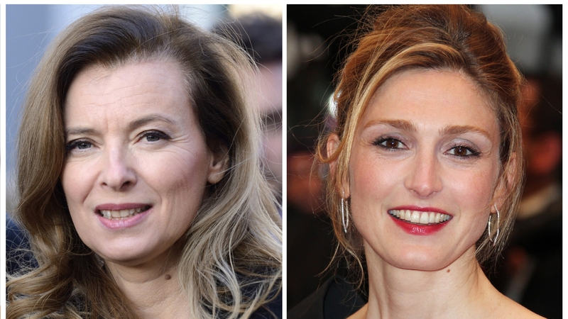 Valerie Trierweiler (left) fell ill after revelations Francois Hollande was having an affair with Julie Gayet