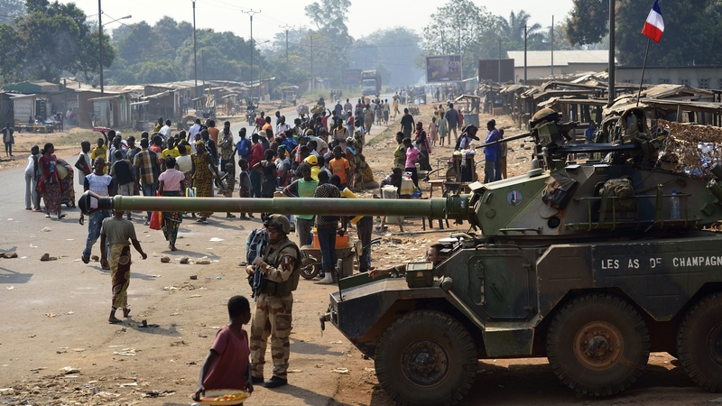France has already sent 1,600 troops to the Central African Republic