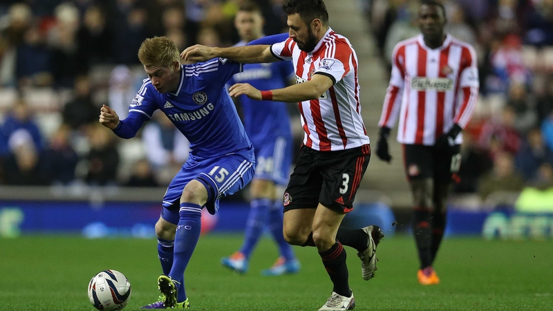 Kevin de Bruyne in one his rare starts for Chelsea against Sunderland earlier this season