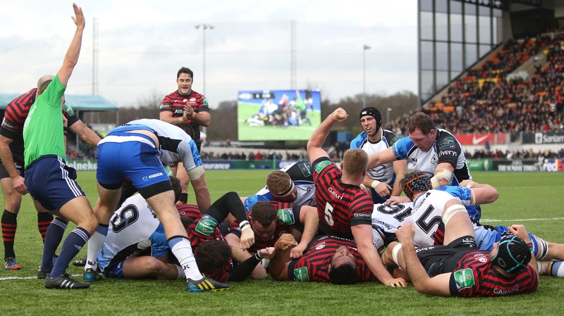 Saracens racked up 11 tries at Allianz Park