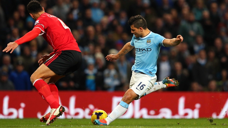 Sergio Aguero scored City's fourth