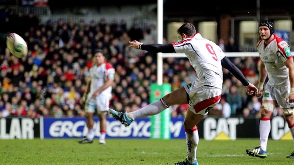 The outstanding Ruan Pienaar scored all of Ulster's points